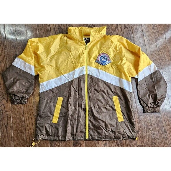 Veezo Jeans New York World Champions Windbreaker Jacket & Pants Set XXL 90s Y2K - Picture 2 of 16